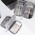 Data Cable Storage Bags Portable Earphone Organizer Digital Gadget Carry Case Double Layer Digital USB Hard Disk Protection Bag. 