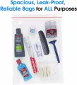 100pcs/pack Resealable Zip Lock Bags Self Seal Clear Plastic Ziplock Poly Bag Food Storage Package. 