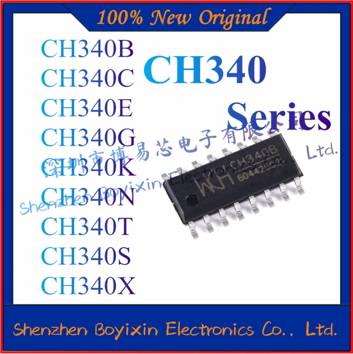 5 Pezzi CH340G – Chip Convertitore Seriale USB Originali – Icexpress