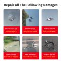 【Crack Repair Kit】 Windshield Repair Kit Quick Fix Car Glass Windscreen Repair Tools Resin Sealer Auto Glass Scratch Restore Kit. 