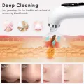 HEGRUS Electric Bubble Blackhead Remover Small Vacuum Suction Acne Extractor Pores Deeply Cleaning USB Rechargeable Water Cycle Pore Acne Pimple Removal Facial Cleaning Tool with 6 Tips. 
