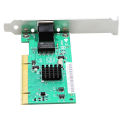Intel 82540 1000Mbps Gigabit PCI Network Card Adapter Diskless RJ45 Port 1G Pci Lan Card Ethernet for PC with Heat Sink. 