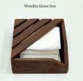 Wooden Tissue Box Holder Craft Paper Holder Storage Home & Office. 