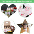 500Pcs 9 Designs Thank You For Supporting My Small Business Stickers Pink White Champagne Thank You Label Package Stickers. 