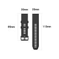 Watch Strap For Garmin Fenix 5S Plus Pure Color Silicone Watch Band. 