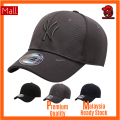 Asunygiro MLB New York NY Yankees NY Cap Men Women Hip Hop Full Fitted Close Fit Cap Baseball Cap Topi Lelaki Style Full Cap Hat. 
