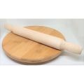 Wooden Chapati Board with Rolling Pin. 