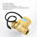 HT200 Water Pressure Booster Pump Switch G3/4 to G3/4 Brass Electronic Water Flow Controller Switch Shortage Protection. 