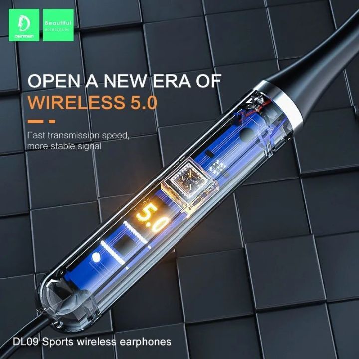Denmen%20Bluetooth%20Headphone%20DL09%20Black%20Wireless%20Headset%20Hifi%20Earphones%20Neckband%20-%20Image%205