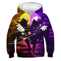 2023 New Naruto Hoodie Animation Kids 3D printed fashion sweatshirts Boys girls Kids pullovers street wear coats 3-14 years oldBasketball. 