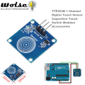 TTP223B 1 Channel Jog Digital Touch Sensor Capacitive Touch Switch Modules Accessories TTP223 for arduino Diy Kit. 