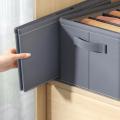 Jeans Compartment Storage Box Closet Clothes Drawer PP Board Separation Box Stacking Pants Drawer Divider Folding Home Organizer. 