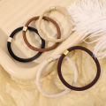 High Elastic Big Hair Bands Hair Ties Solid Brown Headband Girls Ponytail Holder Hair Accessories Hair Ropes. 