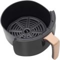 Digital Air Fryer 6 Litres Rapid Air Technology 7 Pre-set Functions Non-stick Basket  Auto Shut-off Touch Screen Fry Bake Roast Black. 