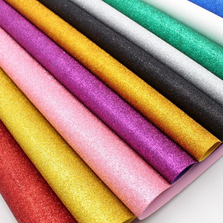 Colourful Thicker Glitter Flash Paper-cut Handcraft Sponge Paper Art ...