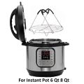 With Silicone Portable Steamer Stainless Steel with Handle Supplementary Food Box Insulation Bracket Pressure Cooker Iron Pot Steamer Steamer Steaming Rack. 