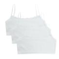 3PC/lot Young Children's Breast Care Training Bras Cotton Teenage Underwear Tops Summer Teen Kids Lace Vests. 