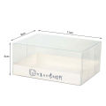 10Pcs Portable Transparent Cake Pudding Mousse Boxes Packaging Dessert Container. 