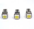 T5 5050 1 SMD LED 12V 1.5W Yellow Wedge Super Bright Chip Car LED Light Bulb Hood Dashboard Parking Signal LED A-1-61-30 L. 
