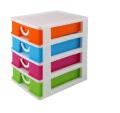 Mini Drawer Plastic Storage Box 4 Drawers Accessory Case. 