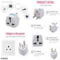 3 pin Universal EU Plug Adapter International AU UK US To EU Euro Travel Adapter. 