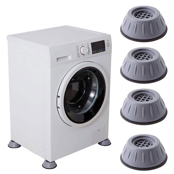 4pcs Washing Machine Foot Pad Universal Anti-Vibration Feet Pads Washing Machine Mat Dryer Refrigerator Base Fixed Non-Slip Padරෙදි සෝදන යන්ත්‍ර වලට ෆූට් පෑඩ් Universal anti-vibration Feet Pads ශීතකරණයේ පහළට වියළනයක් Base Fixed Non-Slip Pad.