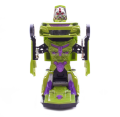 Robot 2 in 1 transformation HULK car for kids with lights & music - Green. 