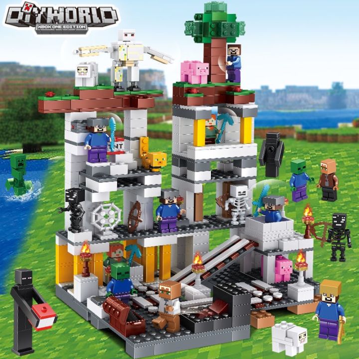 Kidlove Lego Minecraft Set The Jungle Tree House Zombie Figures Building Blocks Educational Toys for Boys Compatible with Lego Daraz.lk