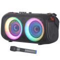 BTS 1709 party box speaker oudoor karoake speaker with wireless mic. 