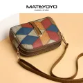 MATEYOYO Women's Bag Shoulder Bag Cross-body Bag Messenger Bag Bohemian Style Bag Contrast Design Large Capacity Adjustable Shoulder Straps Dual Zipper Design Inner Pocket. 