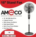 Speed 16 Inch Stand Fan 5 Blade /Pedestal Fan. 