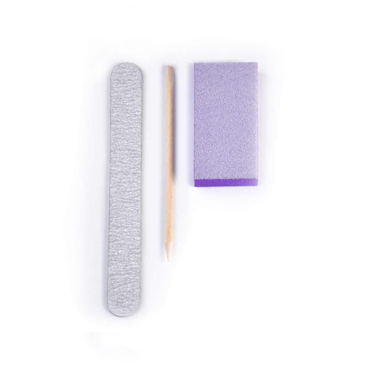 NEW%20100%20Sets%203Pcs%20Disposable%20Manicure%20Kit%20Nail%20Tools%20Nail%20Buffer%20File%20Set%20for%20Pedicure%20-%20Image%202