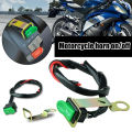 Horn Switch with Metal Bracket Universal Motorcycle Horn Toggle Switch Metal Mount Scooter Modification Replacement Corrosion Resistant Horn Switch. 