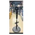 Stand Fan 5 Blade Black Body With Timmer. 