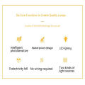 4pcs 4led Solar Wall Lamp Waterproof Up Down Luminous Night Light For Outdoor Garden Courtyard Decoration. 
