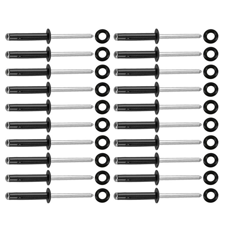 20Pcs Kayak Canoe Tri-Grip O Rings Tri-Fold Rivets Mounting Tri Rivet ...