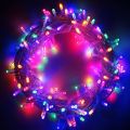 100 LED Vesak Christmas Seasonal Decorative Light Bulbs with 8 Different Patterns - 10m  Multicolor / Blue / Red / Green / Yellow / White(null). 