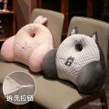 Dormitory Ice Silk Peas Pillow Waist Car Ice Cushion Backrest Public Room Bedside Cushion Summer Office Waist Support Cushion 〃. 
