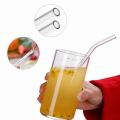 Glass Straws mix 6 pcs pack. 