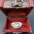 Qing Dynasty Old Sycee Silver Ingot Qing Silver Library Antique Antique Antique Old Silver Coins Pure Silver Broken Silver Made in Dongchang. 