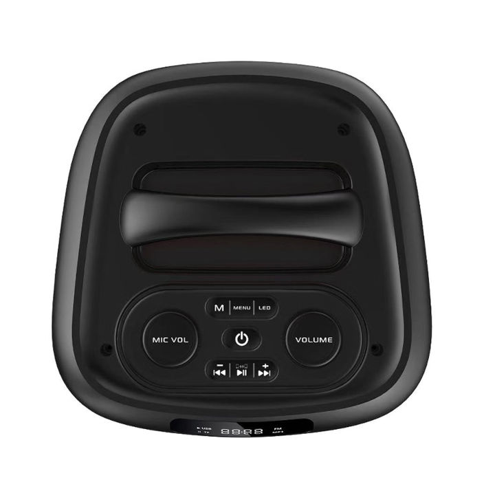 NDR-1745%208"%20Supper%20Bass%20Portable%20Wireless%20Bluetooth%20Speaker%20with%202%20Rechargable%20Wireless%20Mic%20RGB%20Light,%20FM%20Mic,%20FM,%20AUX,%20USB,%20SD%20Card,%20Karaoke%20Speaker%20with%20Dual%20Mic%20Buffel%20Subwoofer%20Music%20Player%20Party%20Box%20NDR%201745%20Partybox%20-%20Image%206