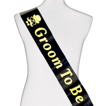 Groom to be Sash