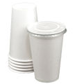 Disposable Coffee Cups Paper Cup Juice Cup 400ml White. 