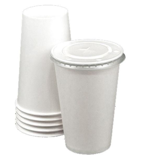 Disposable Coffee Cups Paper Cup Juice Cup 400ml White | Daraz.lk