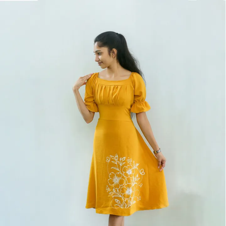 Short%20Sleeve%20Plain%20Frock%20-%20Image%202