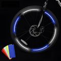 Bicycle Sticker MTB Bicycle Wheel Spokes Reflective Fluorescent Sticker Safe Warning Bicycle Reflector Bicycle Moto Scooter Reflective Tapes Bicycle Accessories. 