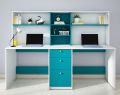 VTEC HOME Modern Peacock Kids Twin Table - Study Table - Writing Table - Laptop Table - MFWT 3220 - 72"X24"X60". 