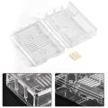 ABS Case Box Cover Clear Enclosure For Raspberry Pi 3B 2B 2B+ with 2pc at Sink. 