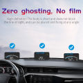 Car HUD 5.5 inch Head-up Display Windshield Projecter Digital Vehicle Speedometer Dual System Display Screen Overspeed Alarm Fatigue Driving Alarm for All Vehicles. 