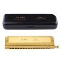 BRADOO- QI MEI Chromatic Harmonica 16 Hole 64 Tone Mouth Organ Instrumentos Key of C Professional Musical Instruments. 
